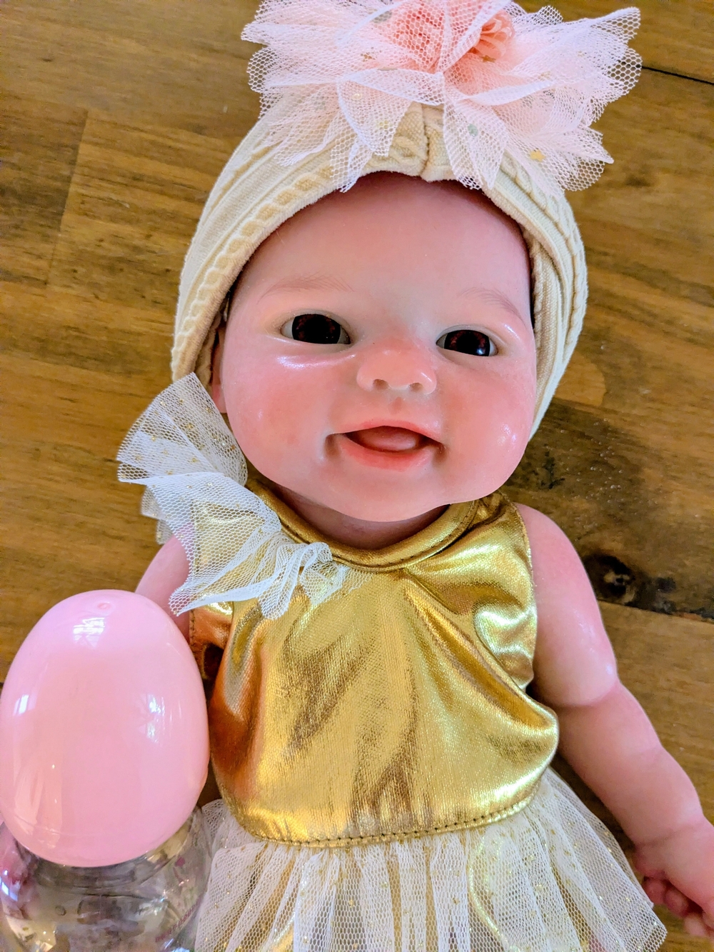 Brand new Abenduot 15-inch full silicone doll Baby Girl - Realistic 4.4 Lbs